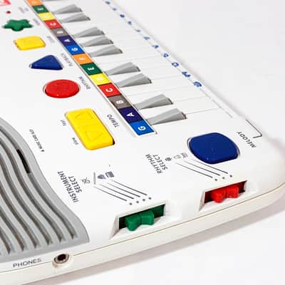 Vintage Playskool Kid Keys PS-635 Keyboard Synth Toy Circuit Bending Project Tested Works 1993 Audio image 7