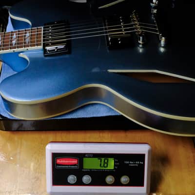 Epiphone Dave Grohl DG-335 Semi-hollowbody Electric Guitar - Pelham Blue image 8