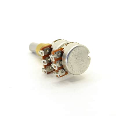 Alpha Potentiometer A500K/A250K Concentric Stacked Dime Size Pot - Single image 4
