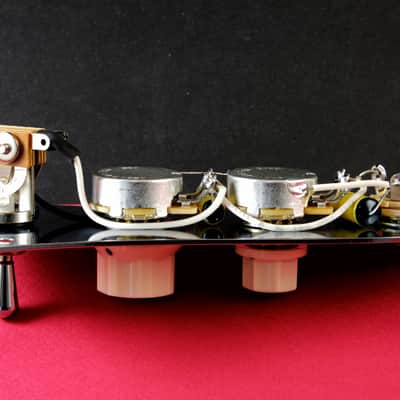 Blasphemy. A Fender Jazz Bass Wiring Harness and Control Plate with 3 Way Toggle Switch image 6