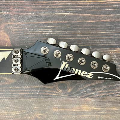 2011 Ibanez RG350EXZ Wizard III Neck Sharktooth Inlays Black imagen 10