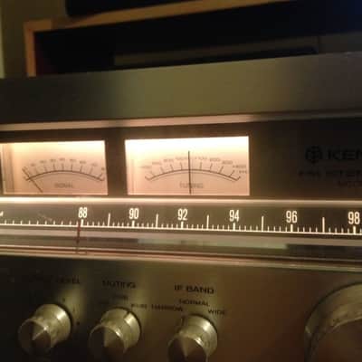 Kenwood Supre Model 600 Matched w Model 600T Tuner Vintage Flagship Audiophile 1975 Silver image 2