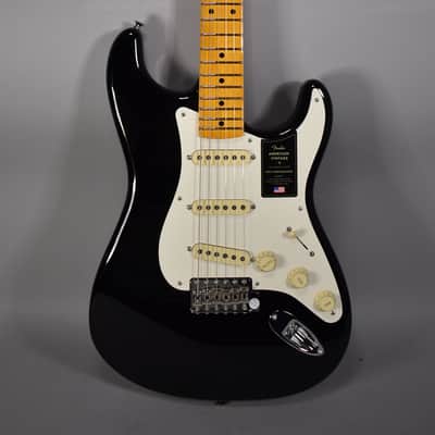 2025 Fender American Vintage II '57 Stratocaster | Black Finish W/OHSC image 2