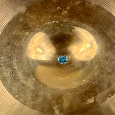 (TOP ONLY) PROFESSIONALLY REPAIRED 14” Zildjian K CUSTOM HYBRID Hihat Top image 9