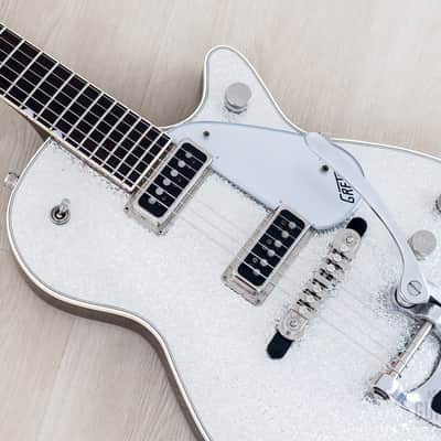 1995 Gretsch 6129T-57 Silver Jet ‘57 Vintage Reissue Silver Sparkle w/ Dynasonics, Bigsby, Melita & Case image 7