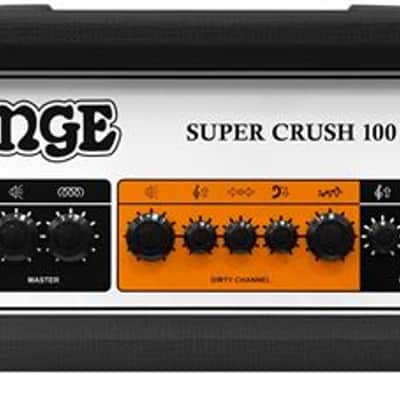 Orange Super Crush Solid State Guitar Amp Head 100 Watts Black image 1