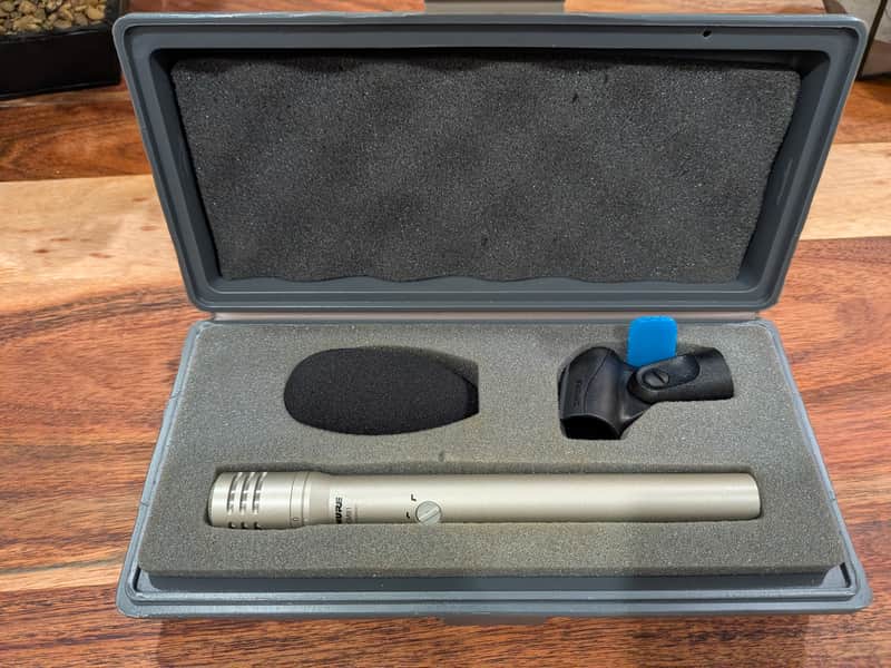 Shure SM81 Small Diaphragm Cardioid Condenser Microphone 1984 - Present - Silver