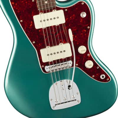 Fender American Professional Classic Jazzmaster Rosewood FB Faded Sherwood Green Metallic with Bag image 3