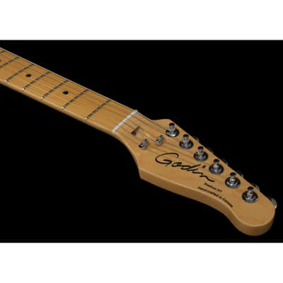 Godin (049332) Stadium HT Electric Guitar - Matte Black MN image 11