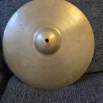 Zildjian 13" A. Zildjian Transition Stamp Hi-Hat Cymbals (Pair) 1946 - 1953 - Traditional image 7