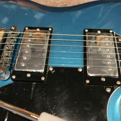 Vintage VS6 Reissue in Gun Hill Blue, Vibrola trem image 5