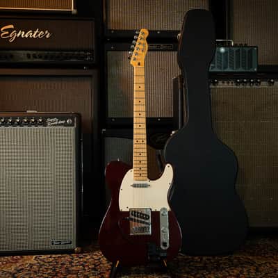 Fender Standard Telecaster – 2006 – Red Wine – Maple Fretboard – w/ Roland GK-2 Pickup – Very Good Condition – w/ Hardcase image 2