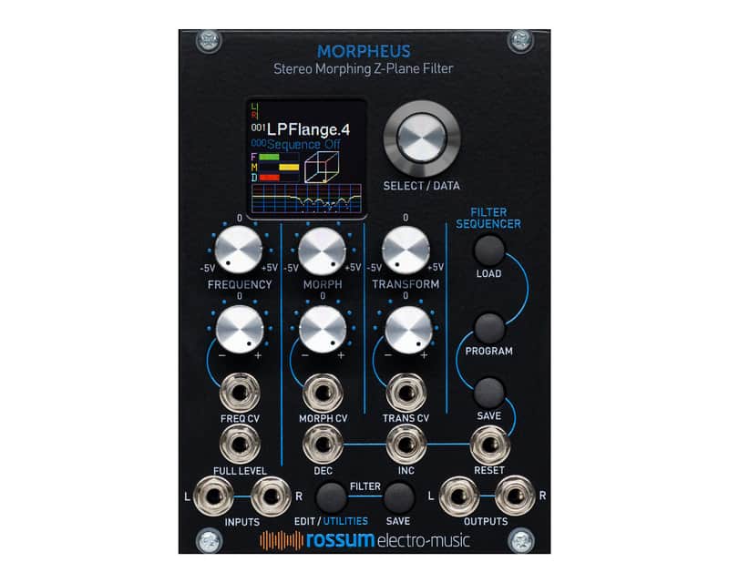Rossum Electro-Music Morpheus Stereo Morphing Z-Plane Filter - Black image 1