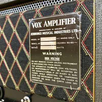 🎸 VOX SUPER FOUNDATION BASS / JMI / 1967 / head / vintage & ultra rare image 10