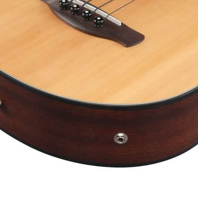 Ibanez AEGB30E-NTG Acoustic-Electric Bass Guitar - Natural Gloss (AEGB30ENTG) image 11