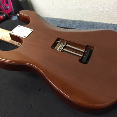Warmoth Custom Strat 2013 Amber Dye Flame Maple Top Birdseye Maple Neck Seymour Duncan Pickups! image 6