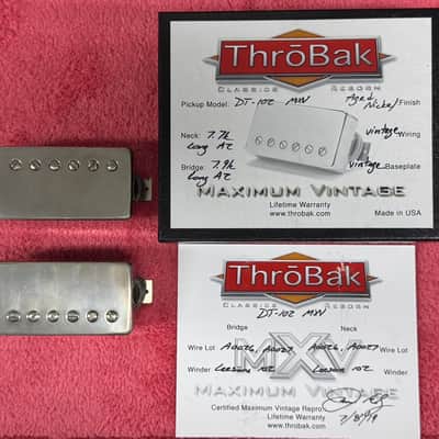 Throbak DT-102 A2 Magent PAF Humbucker Pickup image 3