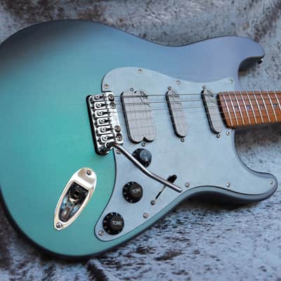 Build to Order GB Liuteria Traditional Strato Vegatrem pearl grey/green image 18