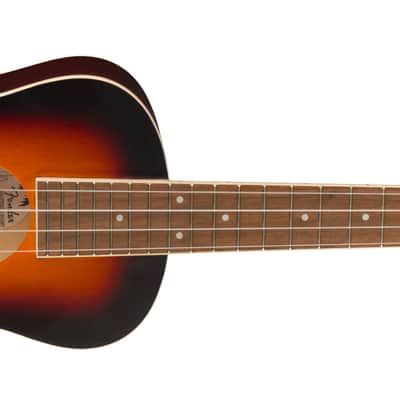 Fender Avalon Tenor Ukulele Walnut FB 2-Color Sunburst image 3