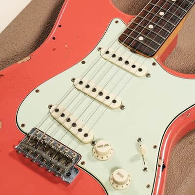 Fender Custom Shop Michael Landau 1963 Stratocaster Fiesta Red Over 3-Color Sunburst [R95825] (05/05) image 2
