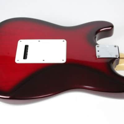 1993 Vintage Fender Stratocaster Plus Deluxe Crimson Burst Strat USA 1990s TBX Tone +OHSC image 19