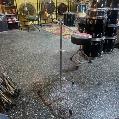 LUDWIG RED LABEL CYMBAL BOOM STAND DOUBLE BRACED HEAVY DUTY DRUM SET CONVERTIBLE image 1
