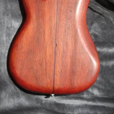 Babik Custom P-Bass style, Padauk birds eye maple neck, Handmade 2019 image 2