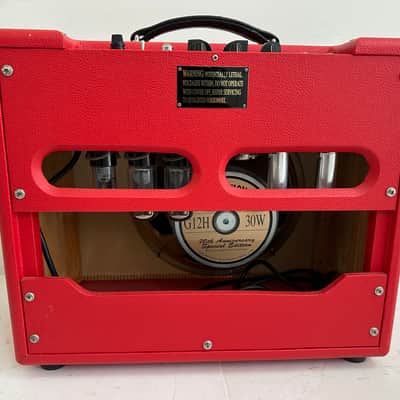 Louis Electric - 30W 1x12 Combo Amp with Celestion G12H-30 2012- LIPSTICK RED. image 5