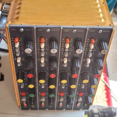 Vintage Ward Beck M480C Microphone Mic Preamp Eq Equaliser x 4 Canadian Neve image 4