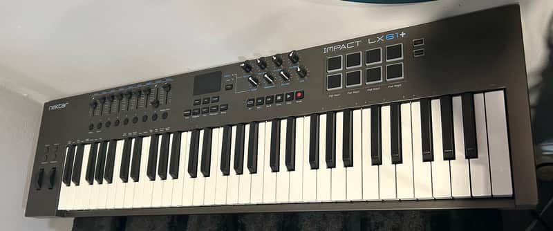 Nektar Impact LX61+ USB MIDI Keyboard Controller 2016 - 2021 - Black image 1