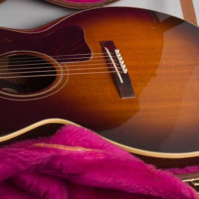 Gibson J-185 VS Custom Flat Top Acoustic Guitar (1991), ser. #90801016, original brown tolex hard shell case. image 13