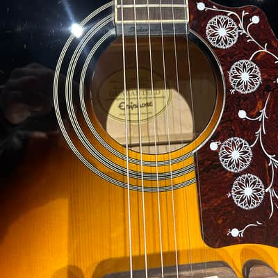 Epiphone EJ-200CE 2010s - Vintage Sunburst image 3