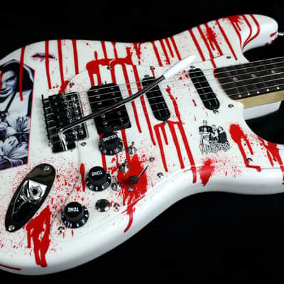 Custom Painted and Upgraded 2024 Fender Squier Strat With Matching Headstock image 13