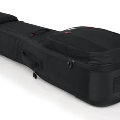 Gator Pro-Go Series 2X Bass Guitar Bag w/ Micro Fleece Interior and Removable Backpack Straps G-PG BASS 2X image 7
