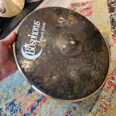 Bosphorus 14" Black Pearl Hi Hats 888g/1100g image 2