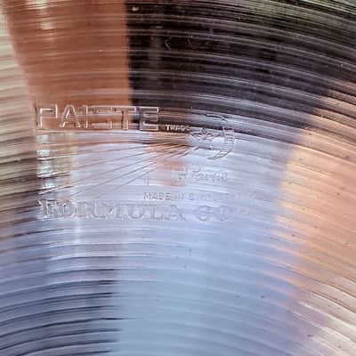 Vintage Paiste Formula 602 Pre-Serial # (BEAUTIFUL) image 8