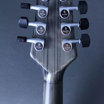 2025 KLOS A-Style Mandolin A/E Carbon Timber image 6