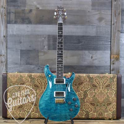 Pre-Owned PRS McCarty 594 Tremolo Wood Library - Laguna Blue with Hard Shell Case image 14