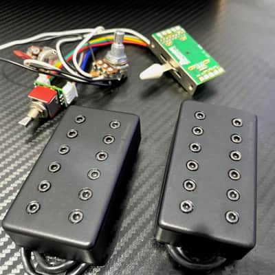 Seymour Duncan Scarlet and Scourge Humbucker Set - Matte Black | Ibanez AZ Dynamix Switch | PRS SE MARK HOLCOMB SVN Pickup image 2