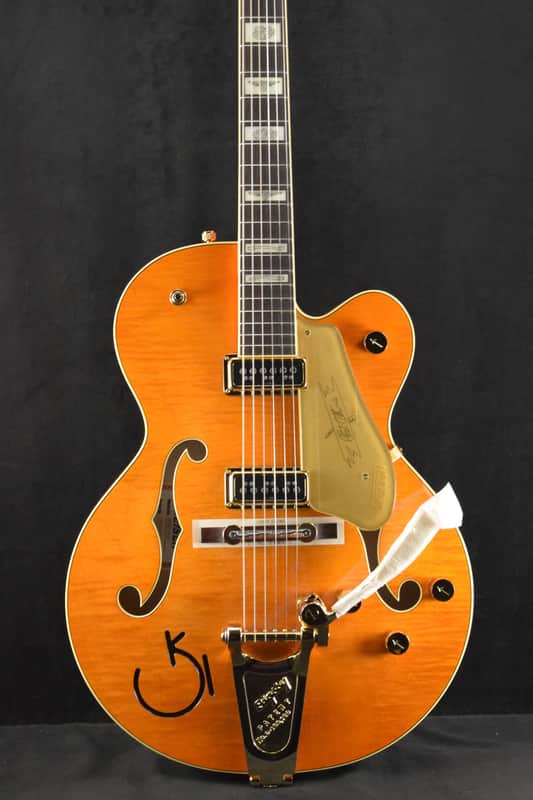 Gretsch G6120T-55 Vintage Select Edition '55 Chet Atkins Vintage Orange Stain Lacquer image 1