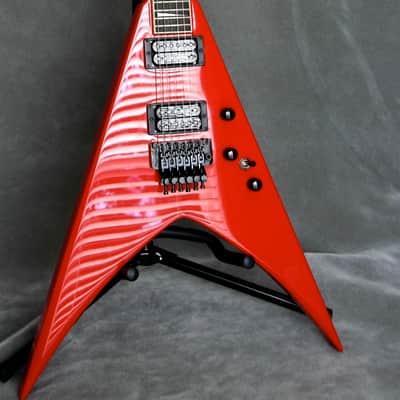 Jackson custom shop double Rhoads V Robbin Crosby 2004 Red image 1