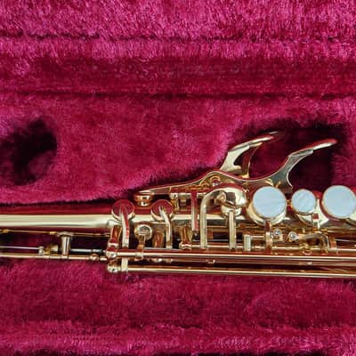 Yamaha YSS-475 Soprano Saxophone 1990s - Gold Lacquer image 2