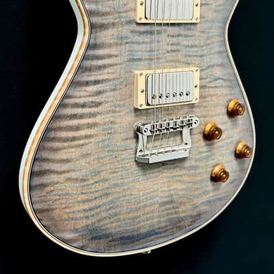 Knaggs Guitars - Kenai - Gloss Nitro Winter Solstice & White - T2 Maple/Mahogany Body - Mohogany Neck - Ebony Fret Board & Head Stock - Nickel Hardware - Bare Knuckle Mules - w/OHSC - Call for Best Price !!! image 2