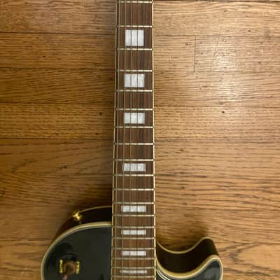 Thick Sounding Epiphone Gibson Les Paul Custom Black Beauty 2000 image 9