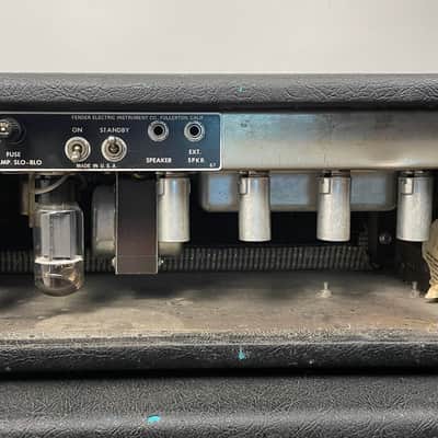 Fender Bassman - Blackface Head and Cabinet 2X12" - JBL E120-8 Speakers image 11