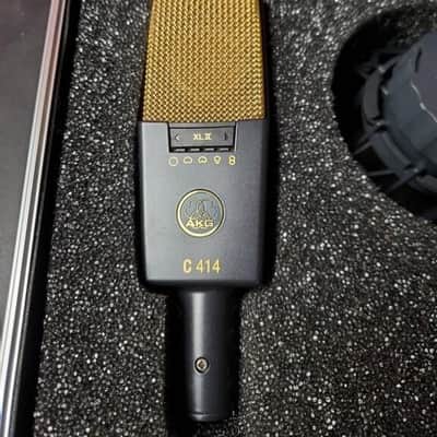 AKG C414 XLII Large Diaphragm Multipattern Condenser Microphone 2010s - Black image 2