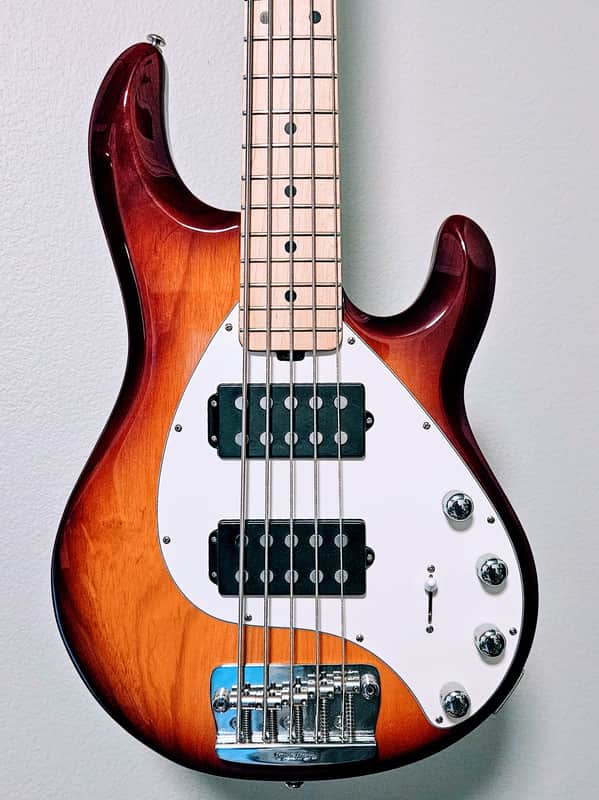 Ernie Ball Music Man StingRay 5 HH - Honey Burst with Maple Fretboard - 2012 image 1
