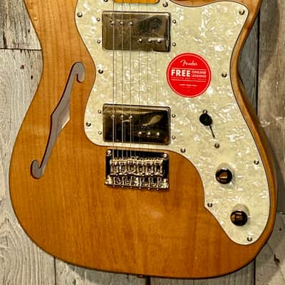 NEW Squier Classic Vibe '70s Telecaster Thinline Natural, HH Includes Pro Setup & Ships Fast so Support Small Business ! image 4