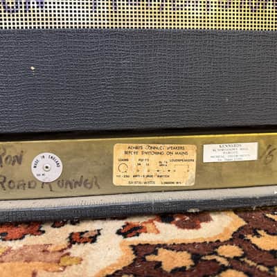 Vintage 1969 1970 Simms Watts AP100 MK1 100w Valve Amplifier Head 1970s image 13
