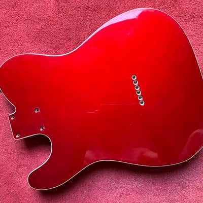 fender telecaster body candy apple red 1999 image 5